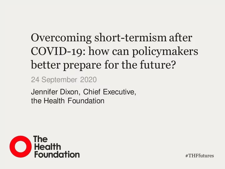 overcoming short termism after covid 19 how can