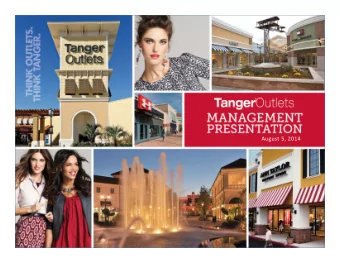 August 5, 2014  1  DISCLAIMER This presentation includes time  sensitive information that may be