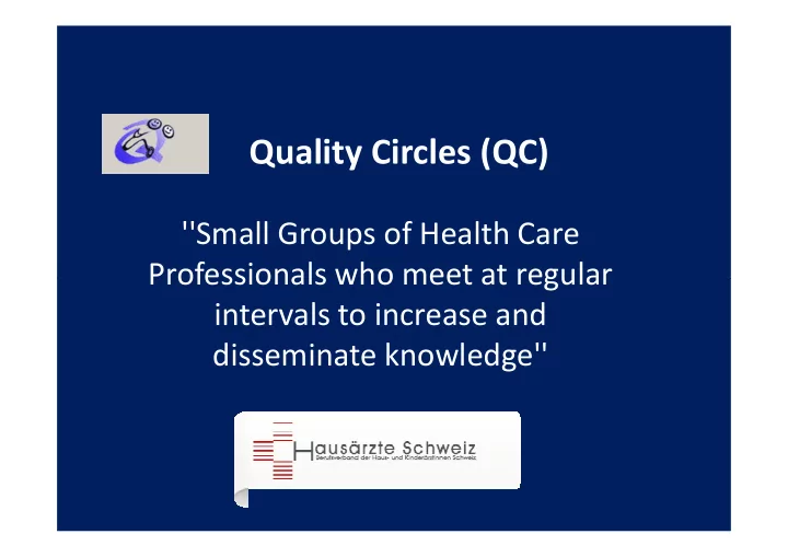 quality circles qc