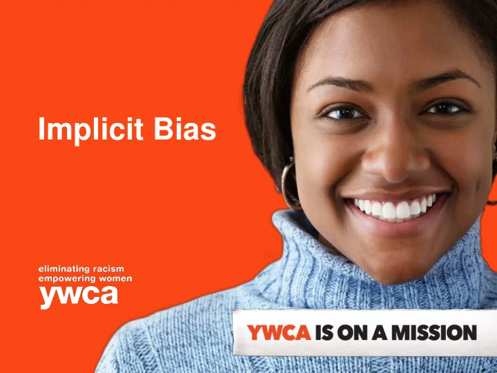 implicit bias implicit bias
