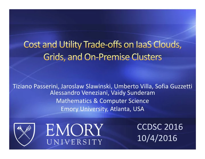 ccdsc 2016 10 4 2016 equivalent platforms for unmodified