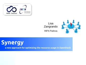 Synergy  a new approach for optimizing the resource usage in OpenStack  Overview  Synergy  cloud