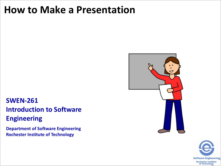 how to make a presentation