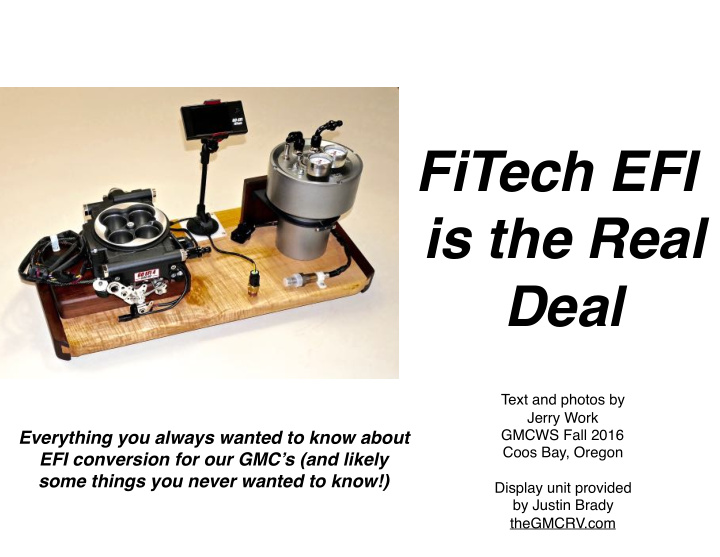 fitech efi is the real deal