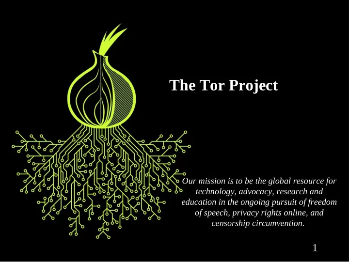 the tor project