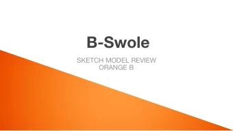 B-Swole  SKETCH MODEL REVIEW  ORANGE B  B-Swole is the beginning of a revolution  in resistance