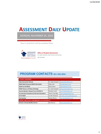 OSA Task Tracker  Task  Task Name  Status  Note(s)  ID  MDE Call Center/  1  Office of Student