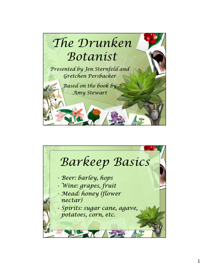 the drunken botanist
