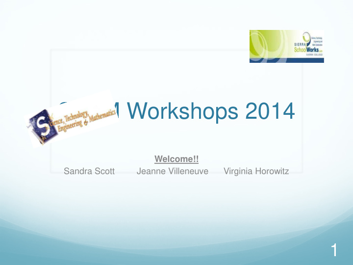 stem workshops 2014