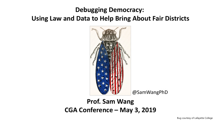 debugging democracy using law and data to help bring