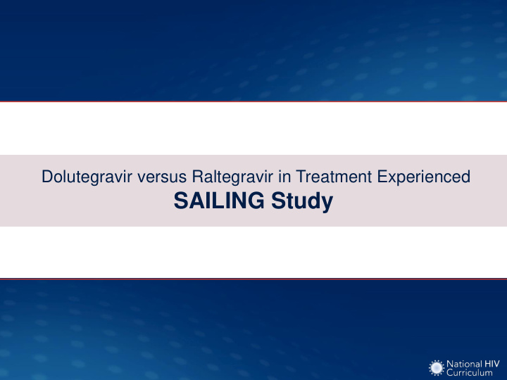 sailing study