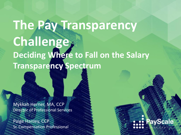 the pay transparency