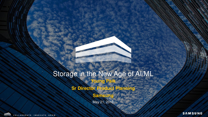 storage in the new age of ai ml