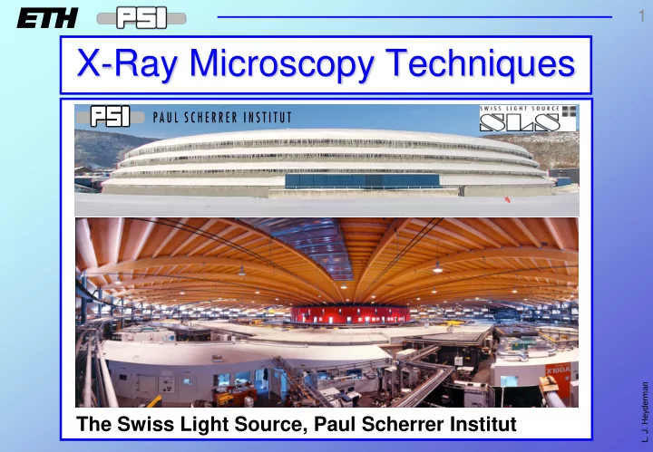 x ray microscopy techniques