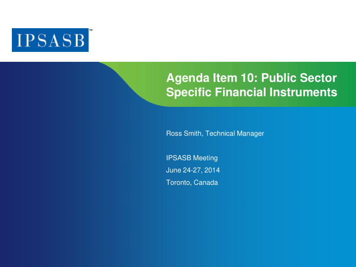 agenda item 10 public sector specific financial