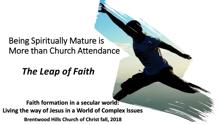 the leap of faith