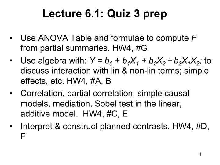 lecture 6 1 quiz 3 prep