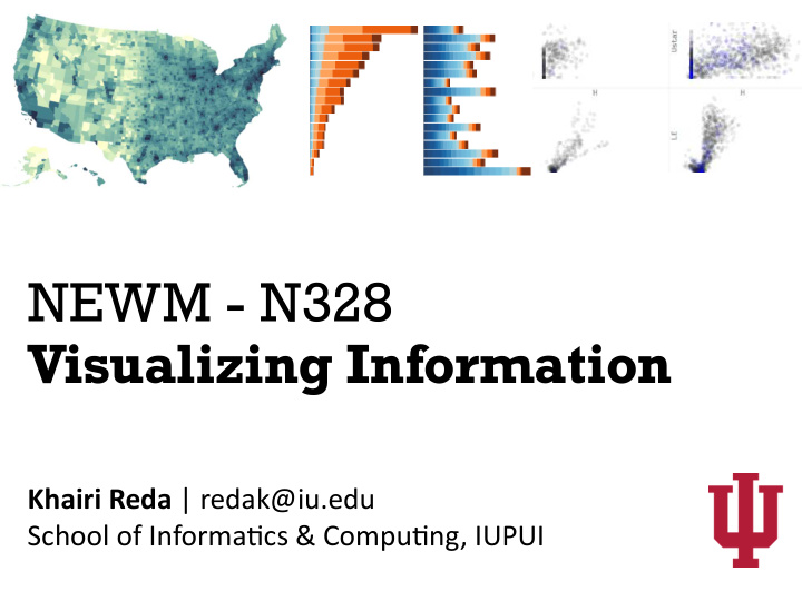 newm n328 visualizing information