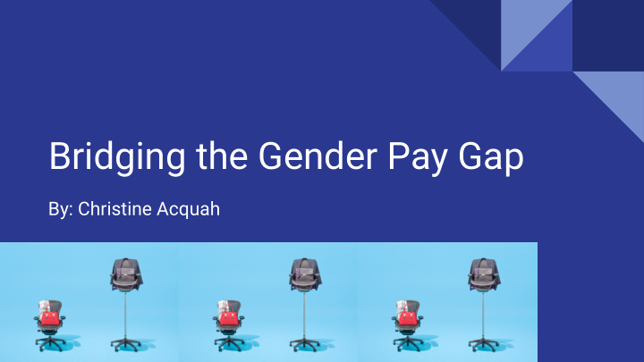 bridging the gender pay gap