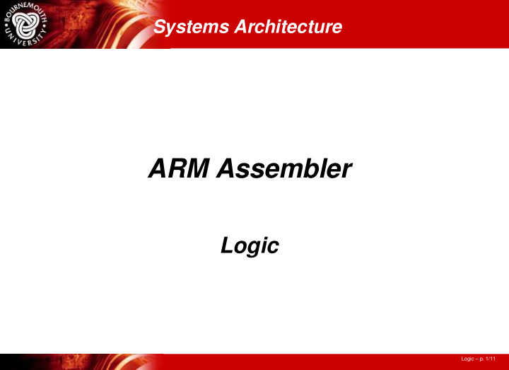 arm assembler