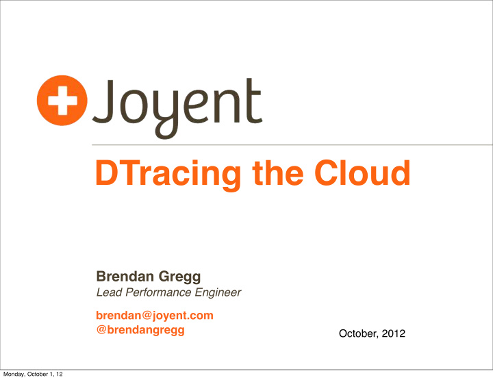 dtracing the cloud