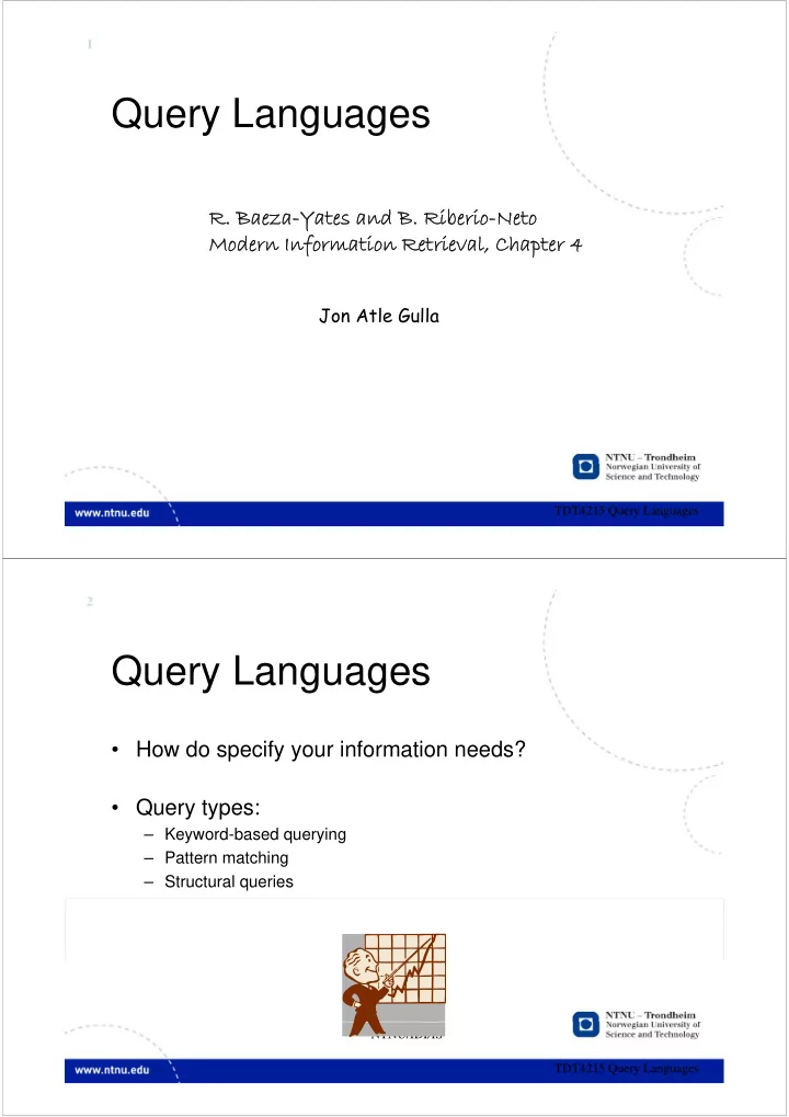 query languages