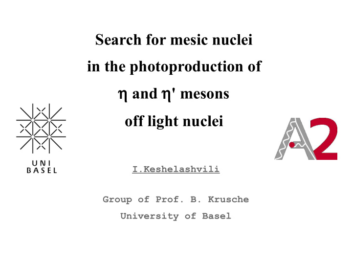 search for mesic nuclei in the photoproduction of and