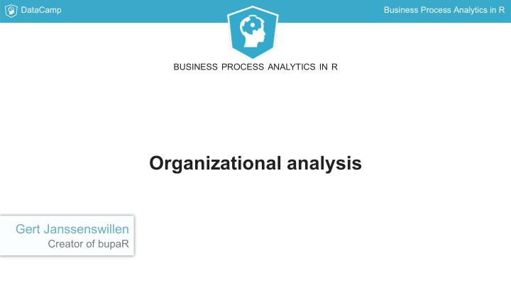 organizational analysis