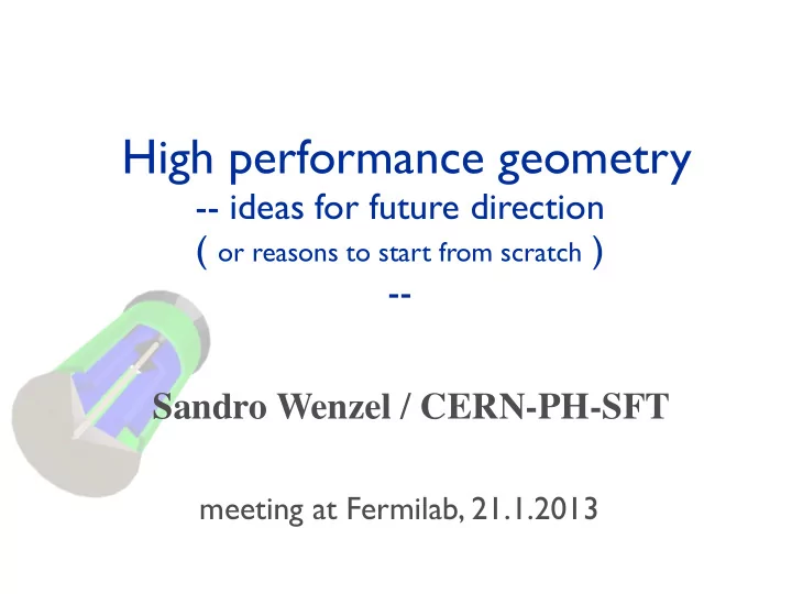 high performance geometry