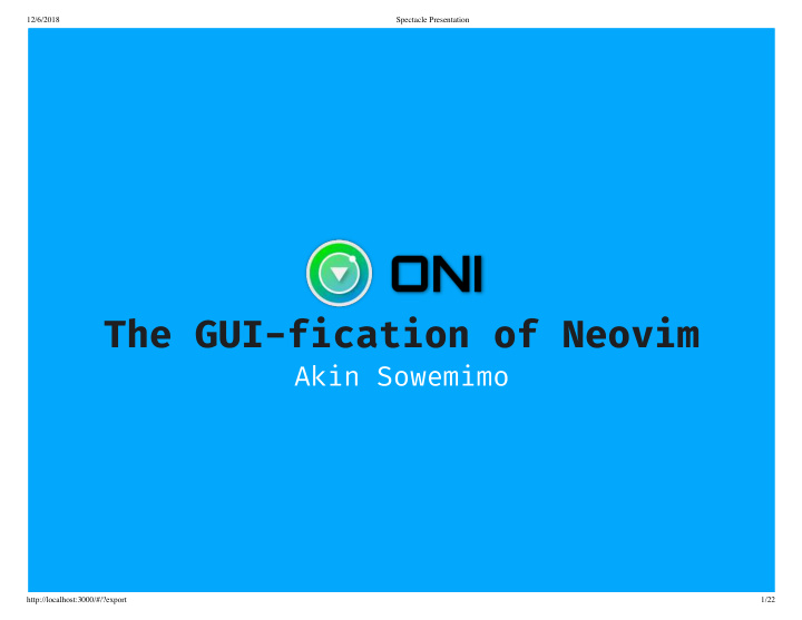 the gui fication of neovim