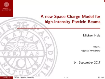 A new Space-Charge Model for  high-intensity Particle Beams  Introduction  Basic  Accelerator