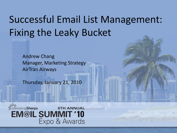 successful email list management
