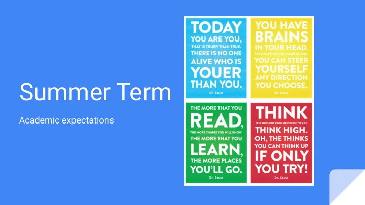 summer term