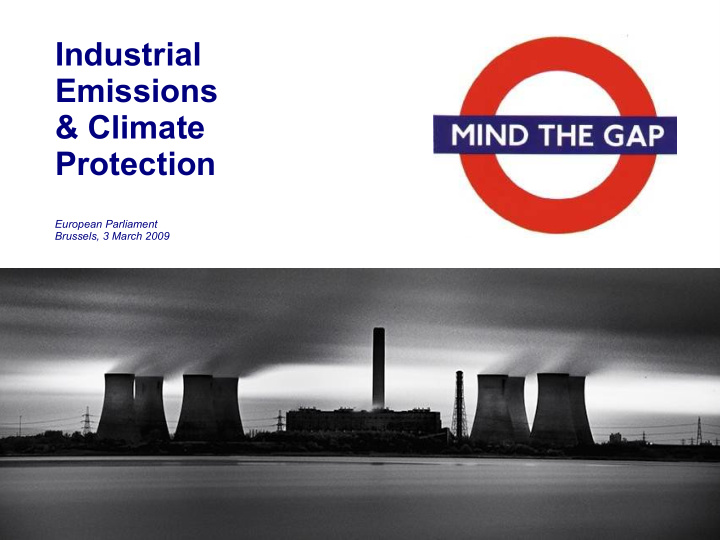 industrial emissions climate protection