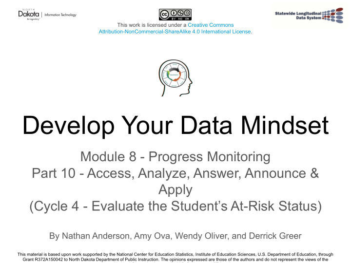 develop your data mindset
