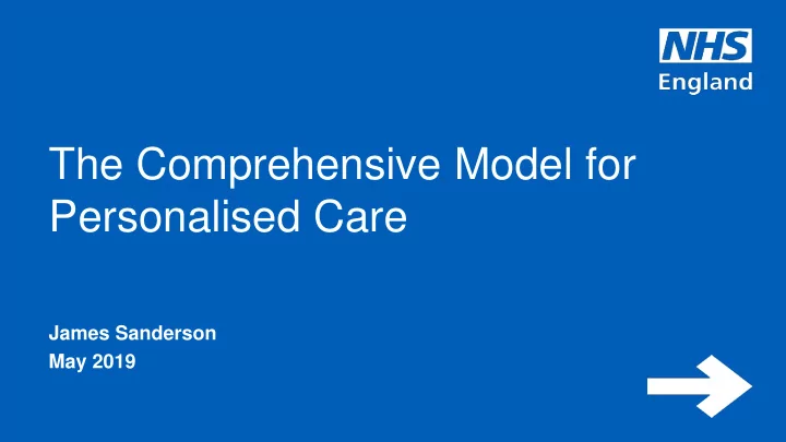 personalised care