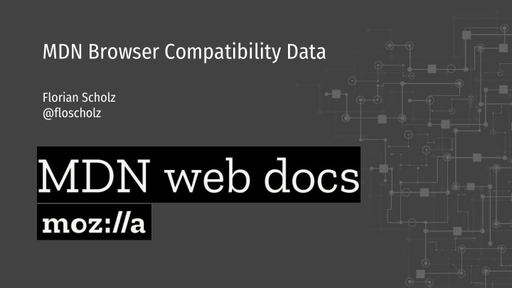 mdn browser compatibility data