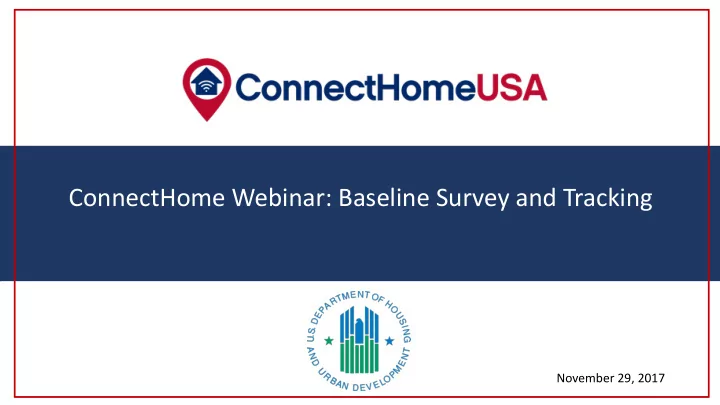 connecthome nation webinar