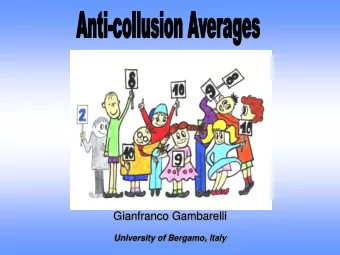 Gianfranco Gambarelli  University of Bergamo, Italy  Athens  2004  Alexei  BAR  Nemov  25