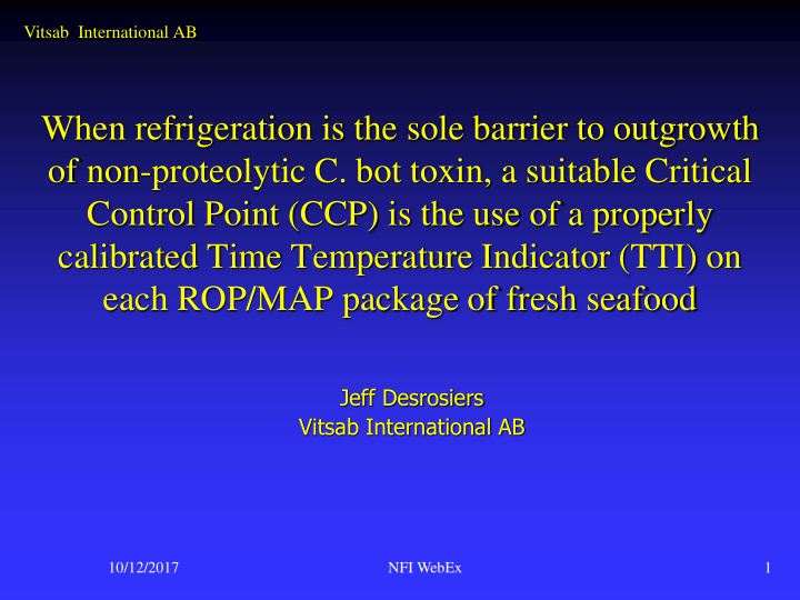 of non proteolytic c bot toxin a suitable critical