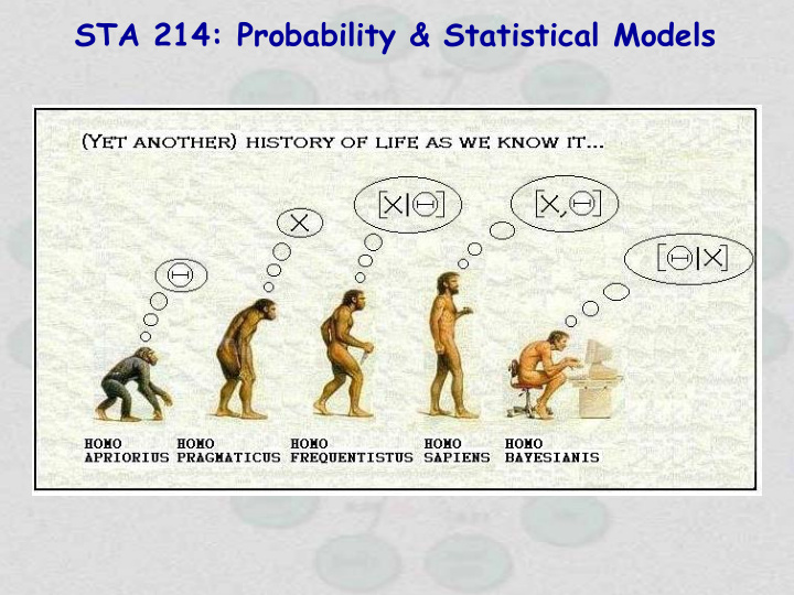sta 214 probability statistical models sta 214 analysis