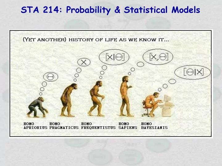 sta 214 probability statistical models sta 214 analysis