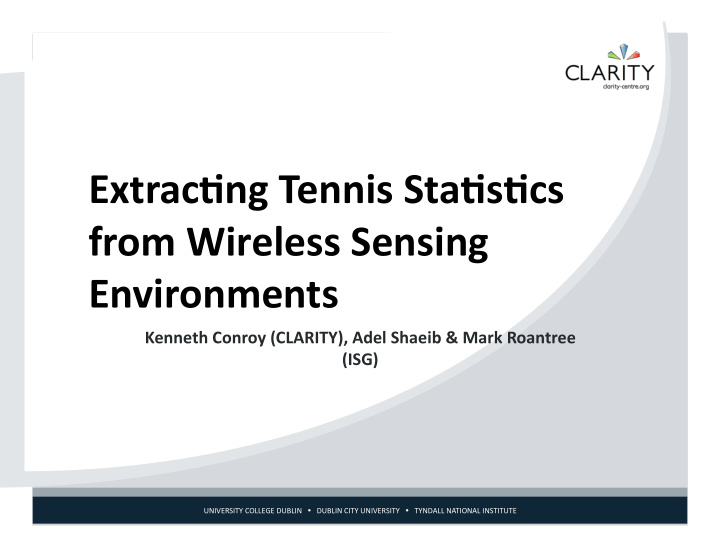 extrac ng tennis sta s cs from wireless sensing