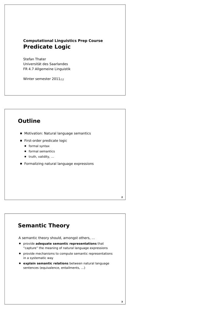 predicate logic