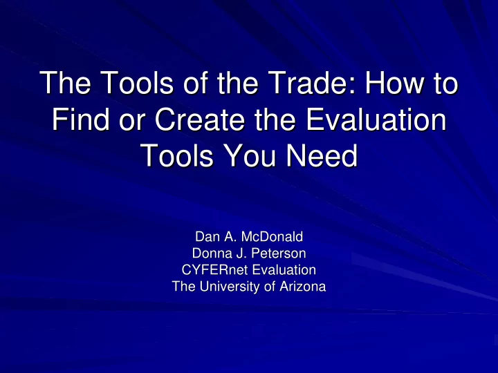 the tools of the trade how to the tools of the trade how