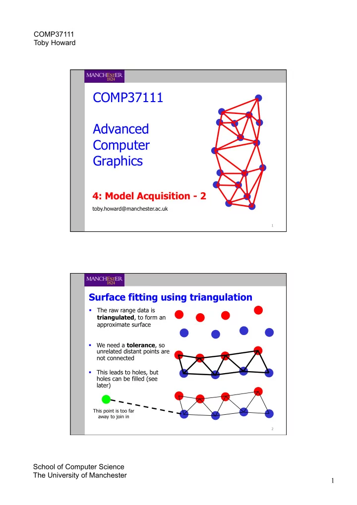 comp37111 advanced computer graphics