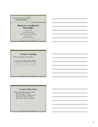 1  What is F  und Ac c ounting?  F  und a c c o unting  is the  a c tivity o f  a na lyzing , re