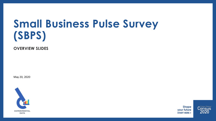 small business pulse survey