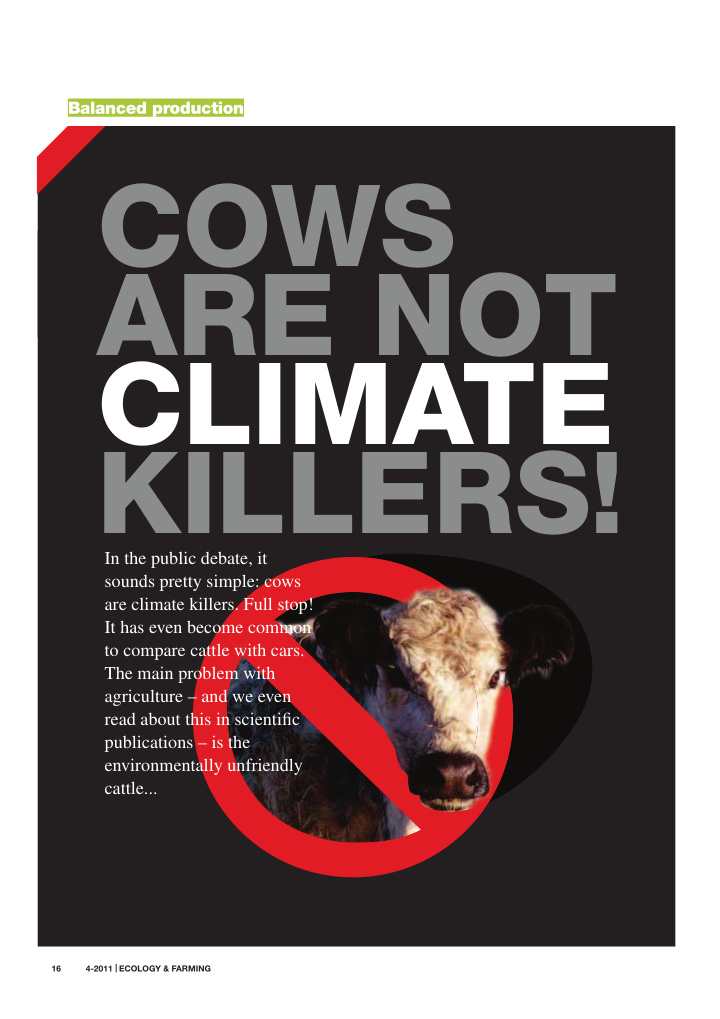 cows are not climate killers