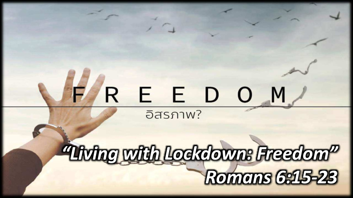 living with lockdown freedom romans 6 15 23 are you free